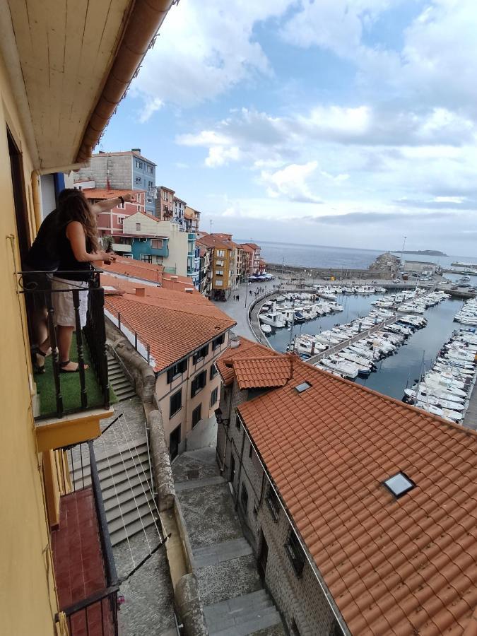 Precioso Loft En Bermeo Con Vistas Al Mar Apartment Luaran gambar